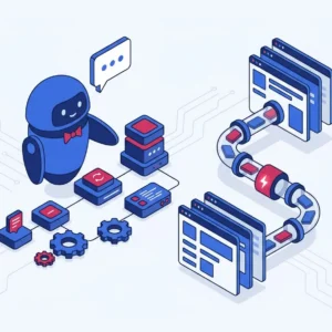 AI and automation consulting illustration