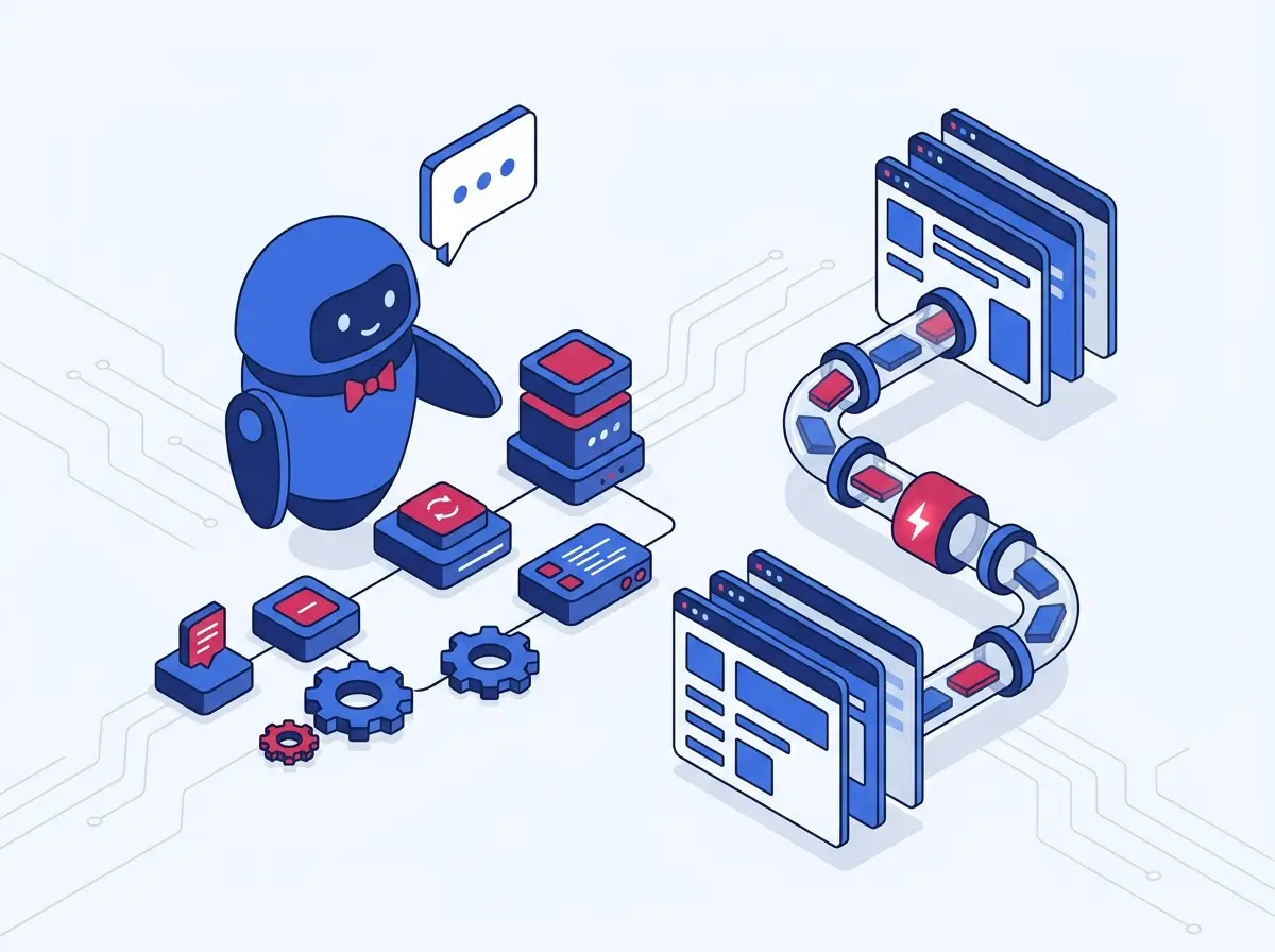 AI and automation consulting illustration