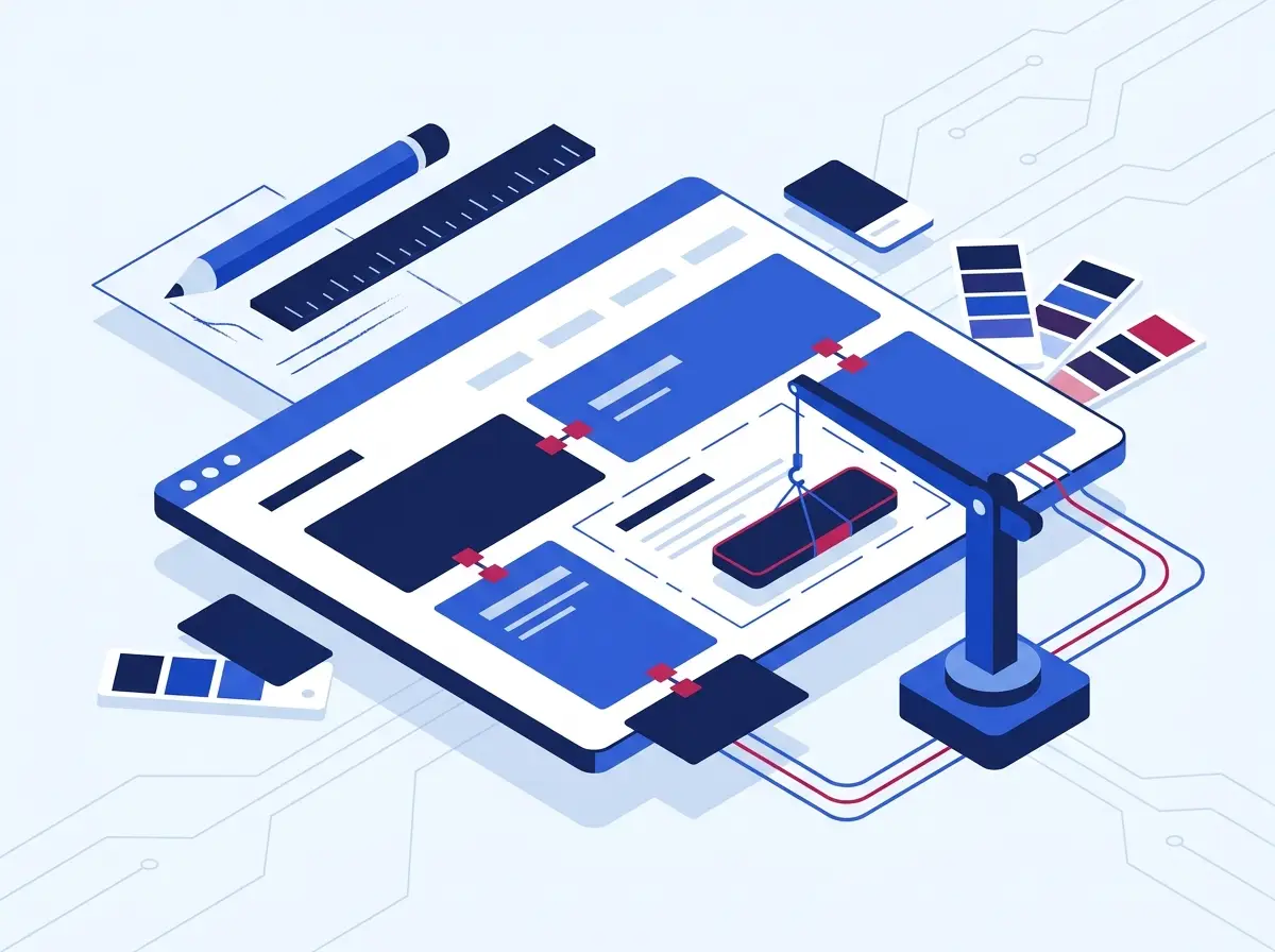 Custom WordPress design illustration