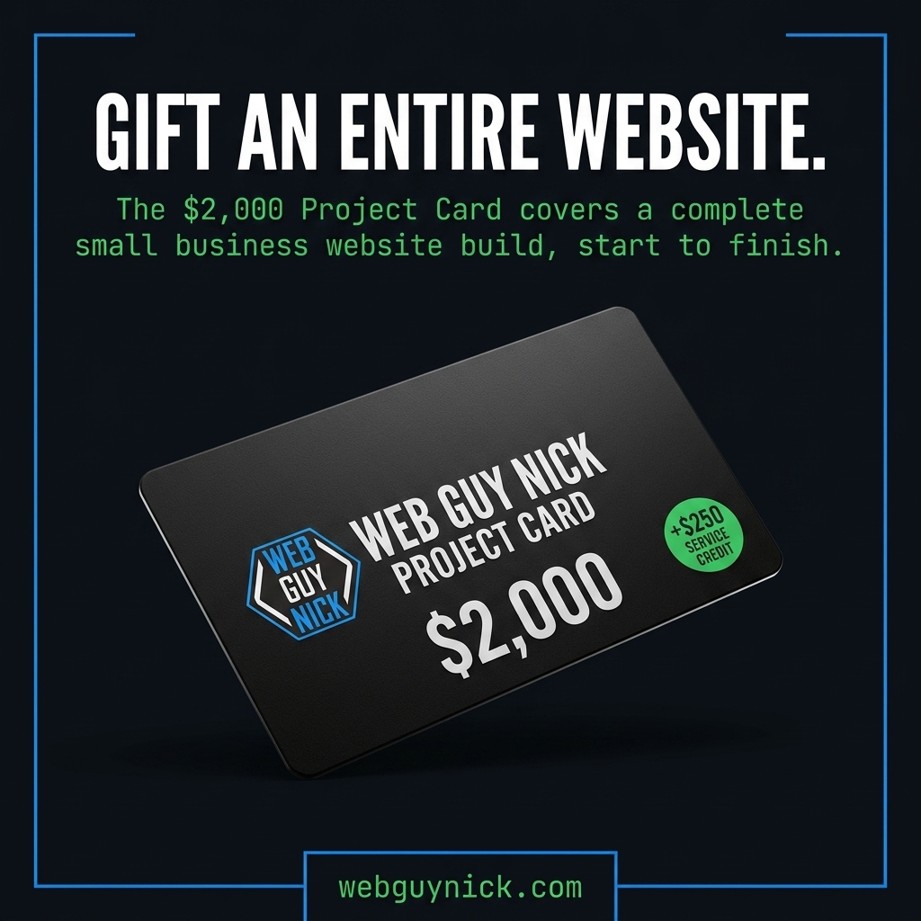 Premium gift card advertisement generated with Higgsfield AI