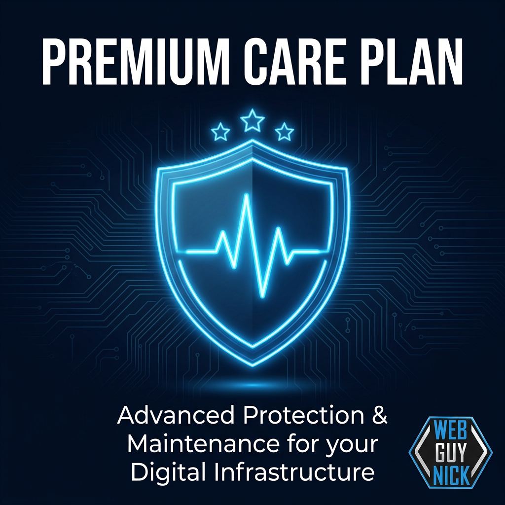 Premium Care Plan - Web Guy Nick