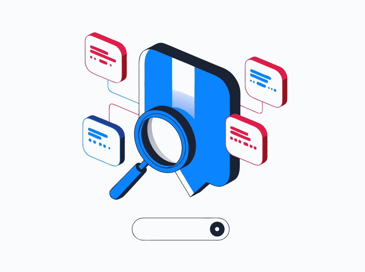 AI search visibility service icon