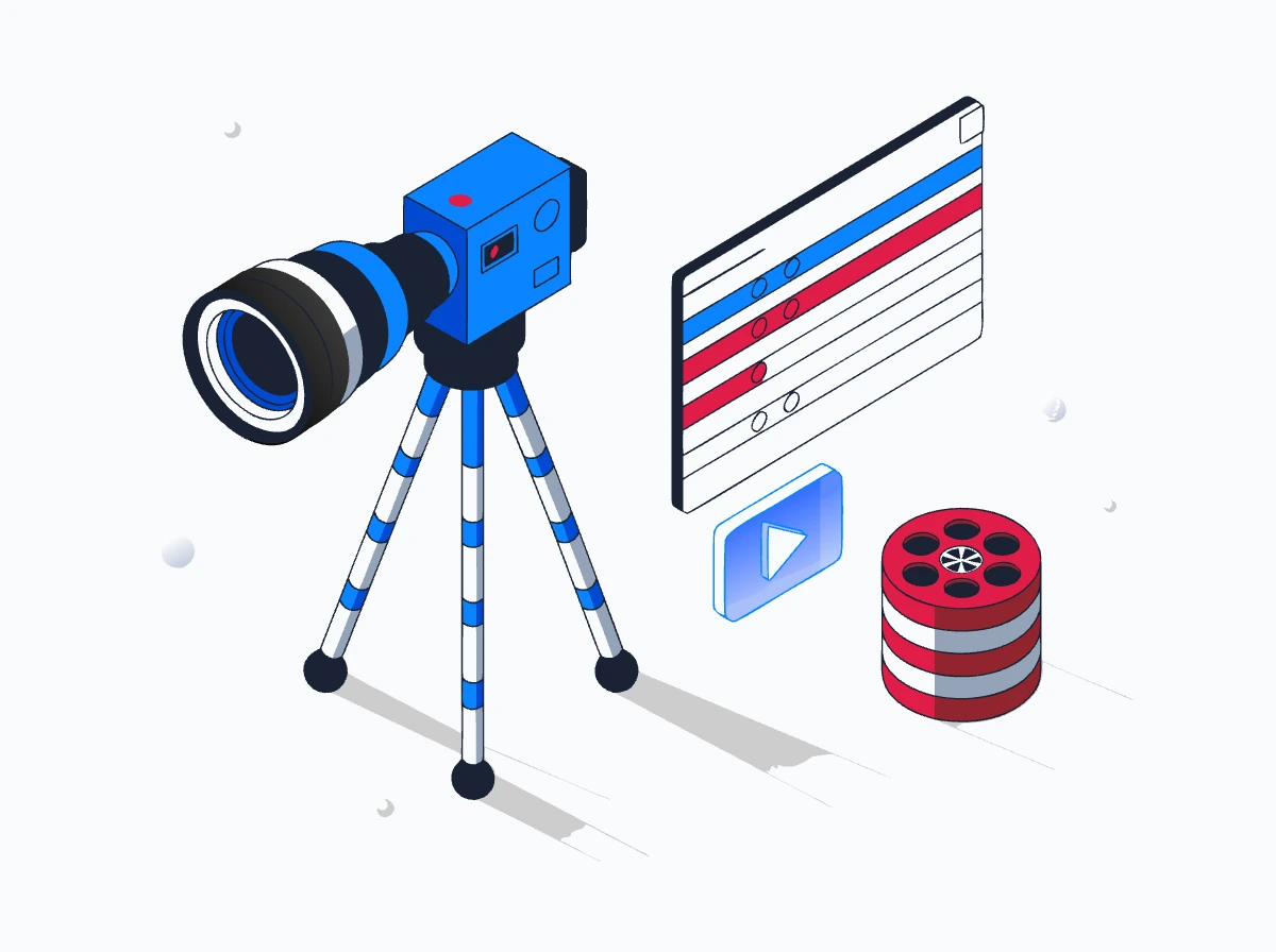 AI video production service icon