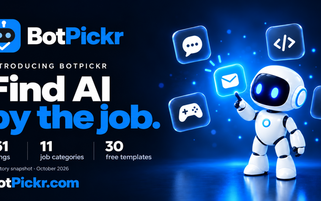 Web Guy Nick Introduces BotPickr: A Free AI Directory for Getting Work Done